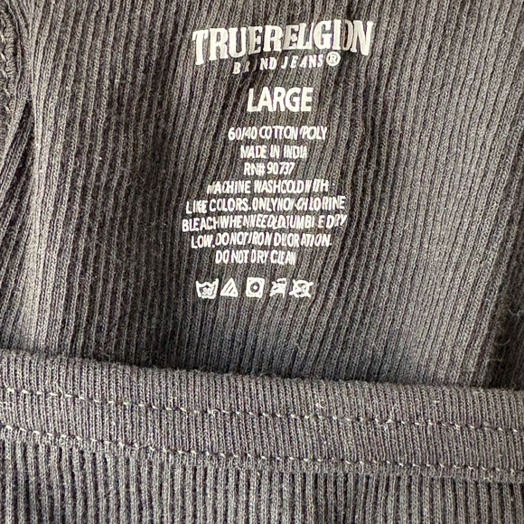 True Religion Ribbed Fitted Tank - Picture 4 of 4